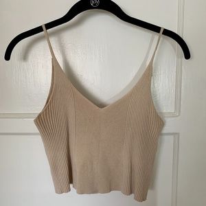 Forever 21 Cream Sweater Tank